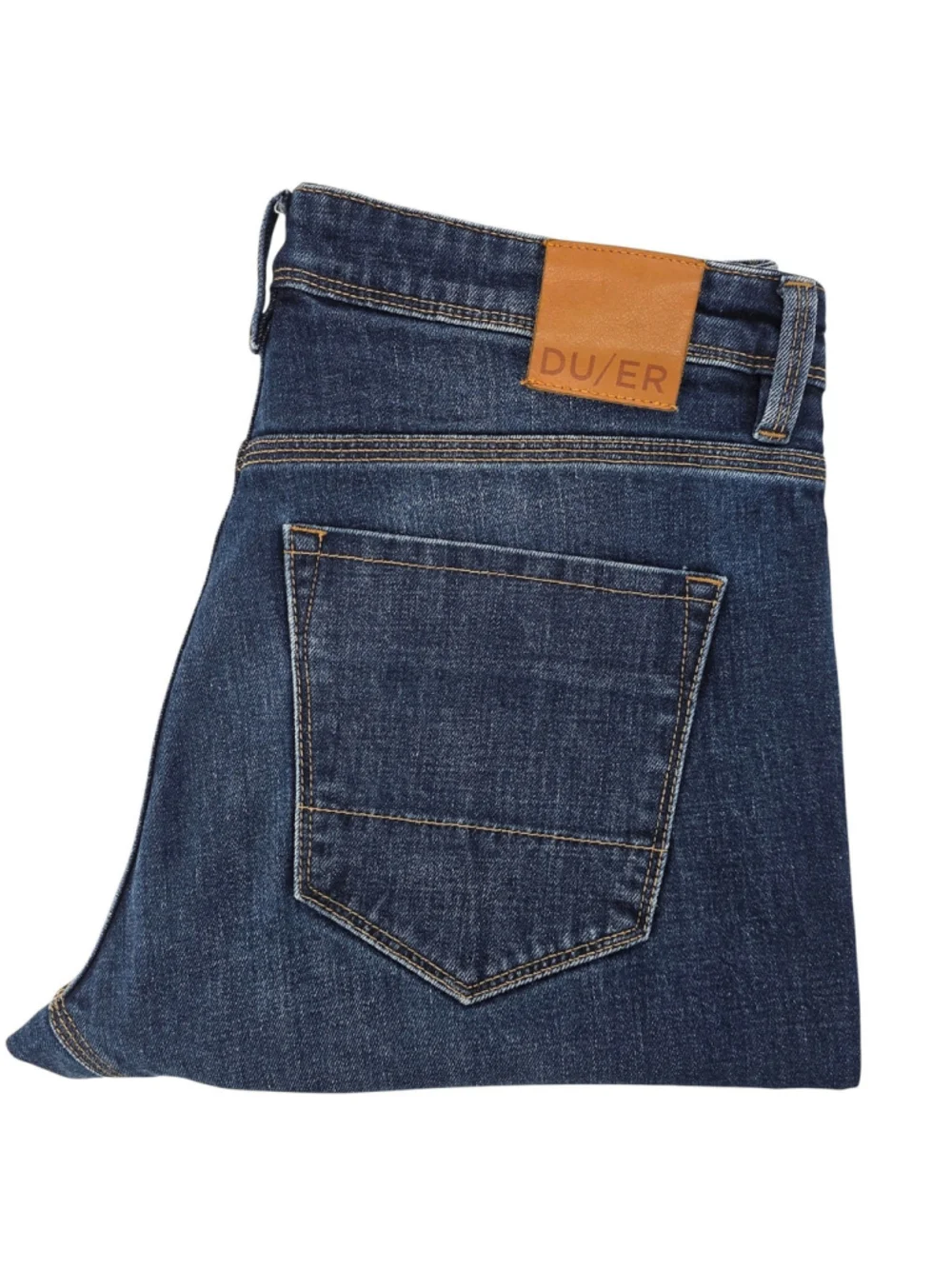 DU/ER L2X Straight Leg Jeans Mens 34x30 Dark Wash Performance Stretch Coolmax